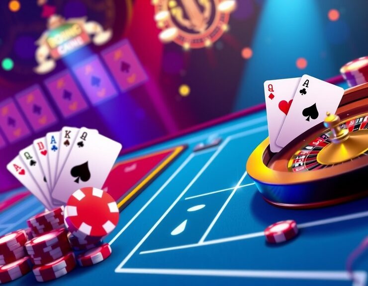 Live dealer table and number tracking interface on slot login